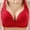 Red, variant on Samickarr Minimizer Front Closure Bras For Women Full Coverage Woman'S Printing Thin Front Buckle Adjustment Chest Shape Bra Underwear No Rims