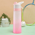 thumbnail image 2 of 650ml Leakproof SprayWater Bottle,Ideal for Gym,Hiking & Cycling,Drinkware for Fitness Enthusiasts&Outdoor Activities B, 2 of 6