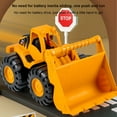 thumbnail image 4 of Kids Construction Toy 12 Inch Friction Powered Excavator for Boys Girls Ages 4+ Sandbox Toys Outdoor Play No Battery Needed Durable ABS Learning Toys, 4 of 5