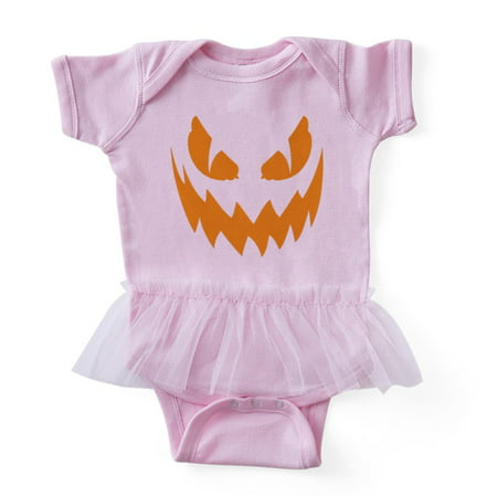 CafePress - Creepy Halloween Face - Cute Infant Baby Tutu Bodysuit