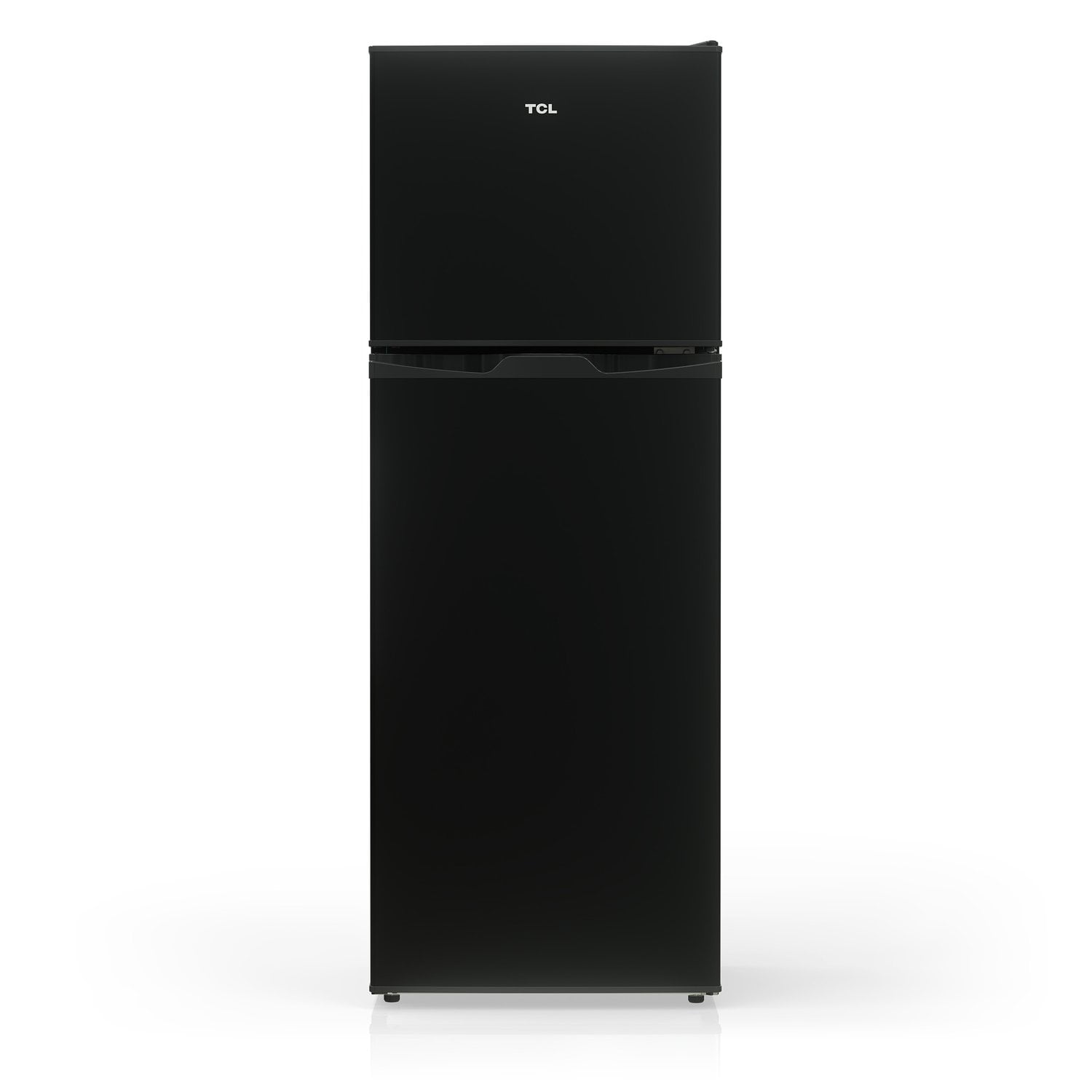 TCL Black Compact Two Door Refrigerator with Freezer for Kitchen, Garage & Office, 4.7 Cu. Ft.