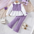 thumbnail image 6 of LUOGENLI Toddler Girls Summer Outfits 4th of July Toddler Girls Summer Short Sleeve Tops and Pants Outfits Clothes Set for Child Clothes Girls Summer Outfits Size 6X-7 18-24 Months, 6 of 7