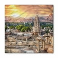 thumbnail image 1 of Asian Bandana, Tower Building at Sunset, Unisex Head and Neck Tie, by Ambesonne, 1 of 2