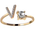 thumbnail image 1 of Finger Rings Simplicity English Letters Rings Fashion Jewelry Knuckle RingsNew for 2024 CD, 1 of 3