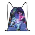 thumbnail image 1 of Goofa Monster High Print Drawstring Backpack Bag Sport Gym Sackpack Cinch Bags Drawstring Bags Draw String Sport Bag-Small, 1 of 6