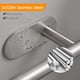 thumbnail image 3 of Portarrollos de papel colgante para baño, soporte de almacenamiento para inodoro, organizador de cocina, estante para servilletas, soporte de pared adhesivo de acero inoxidable,Accesorios WC Silver Ho, 3 of 4