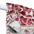 thumbnail image 4 of Swag Valance Curtains for Windows, Red Eucalyptus Leaves Light Filtering Kitchen Curtains with Rod Pocket, Spring Summer Botanical Decorative Window Treatment Valances for Living Room, 36x63 - 2 PCS, 4 of 9