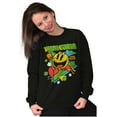 thumbnail image 4 of PACMAN St Paddys Clover Team Green Unisex Plus Size Sweatshirt Brisco Brands 4X, 4 of 5