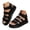 1-Black, variant on Women Strappy Platform Sandals Gladiators Walking Slide Shoes Buckles Summer Dressy Sandal Outdoor Leather Beach Shoe Blue 6