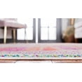 thumbnail image 5 of Unique Loom Lyon Collection Area Rug - Quartz (8' Round Multi/Blue), 5 of 7