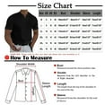thumbnail image 5 of Men's casual solid color V-neck gentleman's business short-sleeved fitness T-shirt White 3X, 5 of 5