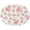 Pink Floral Flower-1, variant on Oval Tablecloth Wildflower Farmhosue Floral Tablecloth,Oil Proof Polyester Table Cover for Rectangle Tables,Foldable Tableclothes for Birthday Picnic Wedding Tea Party Decorations