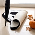 thumbnail image 7 of Beautynvta Cute Skull Shaped Doormat, Soft Plush Entryway Rug, Non-Slip Absorbent Door Rug for Indoor Outdoor Bathroom Porch Decor, 7 of 7