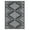 Gray, variant on Hasoo Large Washable Rug 9' x 12' Area Rug for Living Room Modern Geometric Non-Slip Neutral Indoor Decor Carpet, Black