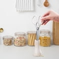 thumbnail image 5 of White 2 in 1 Kitchen Scissors Vegetable Peeler, Multipurpose Stainless Meat Shears, Herb Scissors with Bottle Opener, 5 of 5