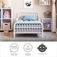 thumbnail image 3 of Little Seeds Monarch Hill Ivy Metal Toddler Bed, 3 of 8