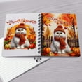 thumbnail image 4 of Happy Thanksgiving Persian Give Thanks Fall Beanie Scarf Welcome Spiral Bound Journal Cat Lover Kitten Owner Gifts 5x7in Spiral Notebook - 00020, 4 of 5