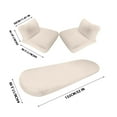 thumbnail image 5 of HOARBOEG 5 Sets Car Front Seat Cushion Soft Warm Faux Rabbit Winter Auto Seat Cover Plush Vehicle Seat Protector Pad With Non-Slip Backing Car Accessories, 5 of 5