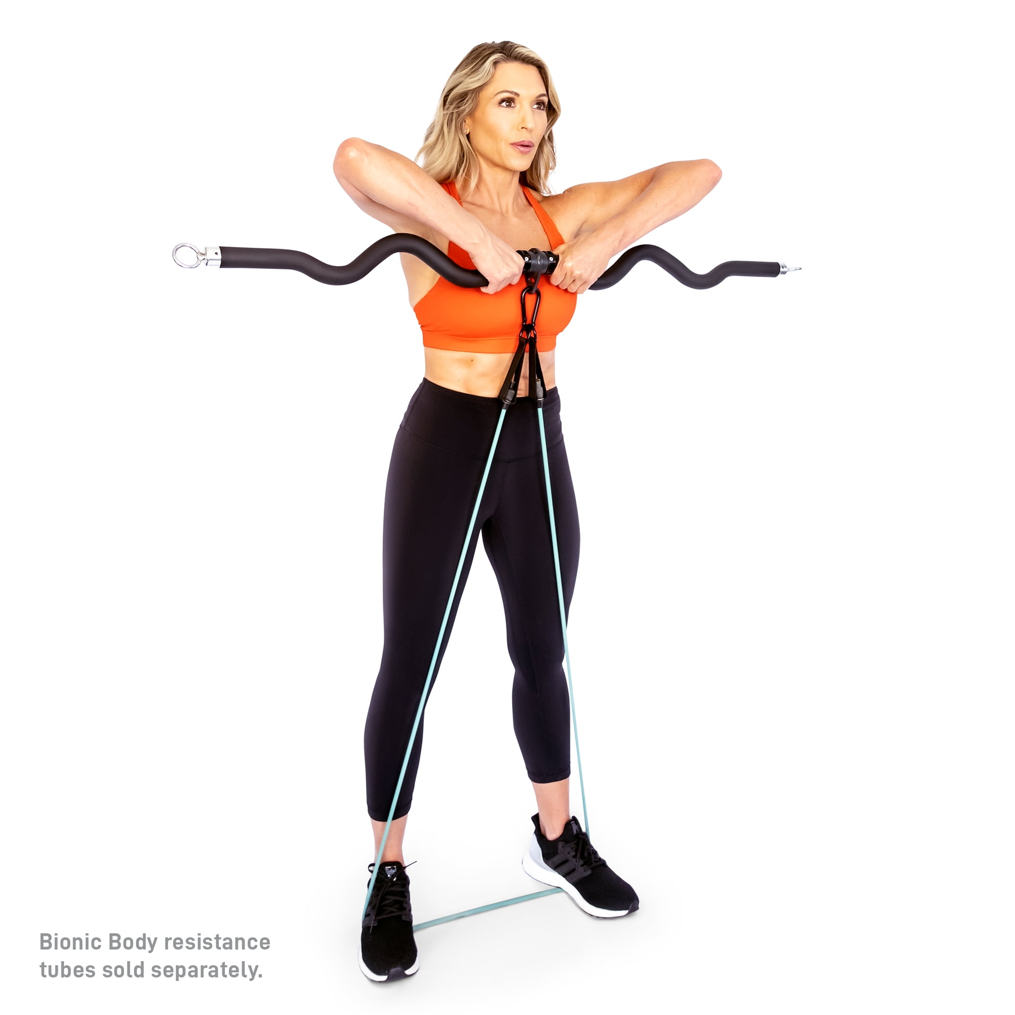 Bionic Body Strength Training Workout Deluxe Exercise Bar for Lats Curls BBEB 7355 Walmart