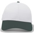 thumbnail image 1 of Pacific Headwear 805M.47P.OS Coolport Mesh Hook & Loop Adjustable Cap, Silver & Dark Green - One Size, 1 of 1
