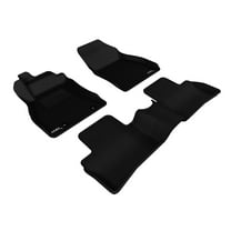 3D MAXpider-L1NS06401509 Complete Set Custom Fit All-Weather Floor Mat for Select Nissan Juke Models - Kagu Rubber (Black)