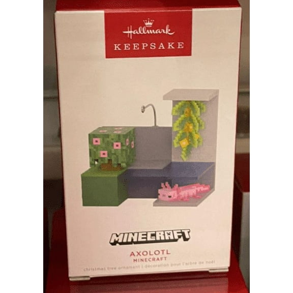 Hallmark Ornament 2022 Minecraft Axolotl