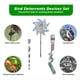 thumbnail image 3 of Kit de Dispositivos Disuasorios para PáJaros, Juego de 27 Piezas con 20 Varillas Reflectantes para Ahuyentar, 6 Molinetes con Estacas y un Rollo de Cinta Ahuyentadora, 3 of 5
