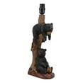 thumbnail image 5 of Ebros Rustic Black Bears Napping & Eating Honey Table Lamp Sculpture With Shade, 5 of 9