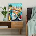 thumbnail image 5 of Colorful Mexican Town Canvas Painting/Wall Art Perfect for Living Room Bedroom Kitchen Office and Hallway Decoration., 5 of 8
