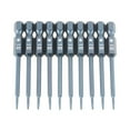 thumbnail image 2 of Screwdriver Bitset,10pcs 1/4inch Hex Shank Magnetic Five Star Screwdrivers Five Star Screwdriver World-Class Design, 2 of 13