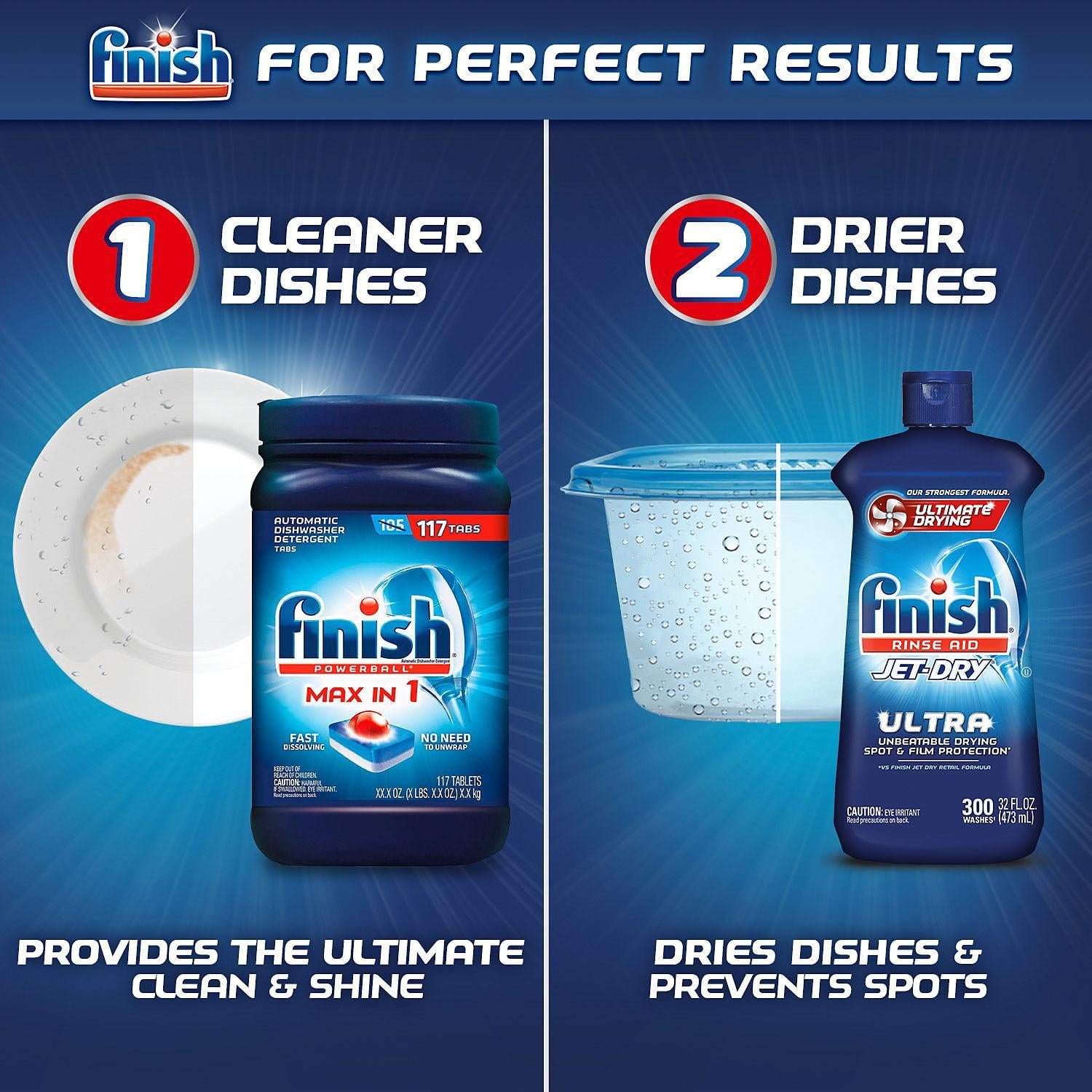 FINISH Rinse AID Jet-Dry Ultra 300 Washes 32 FL OZ (946ml), 1 - Kroger