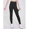 thumbnail image 5 of Arshiner Girls Athletic Leggings High Waist Yoga Pants for Kids with Pockets Dance Running Workout Tights, 5 of 6