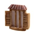thumbnail image 4 of Ventana de hadas Ventana de jardín de hadas Escultura pintada a mano Figuras Artesanía de resina Cuadrado, 4 of 9