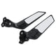 thumbnail image 2 of Espejo retrovisor giratorio Bling Bling para motocicleta ajustable 360 grados Aluminio goma vidrio, 2 of 12