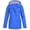 Blue, variant on Lovskoo Women's Rain Jacket Sport Casual Waterproof Windbreaker Solid Rain Jacket Outdoor Plus Size Hooded Raincoat Windproof Blue
