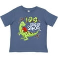 thumbnail image 3 of Inktastic 100 Days of School Cute Green Dinosaur Boys or Girls Toddler T-Shirt, 3 of 5