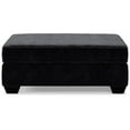 thumbnail image 3 of Signature Design by Ashley Lavernett Oversized Fabric Accent Ottoman in Charcoal, 3 of 4