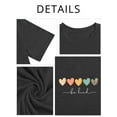 thumbnail image 4 of XCHQRTI Christian Shirts for Women Plus Size Tshirts Cross Faith Shirt Short Sleeve Oversized Graphic Tee, 4 of 8