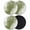 Green, variant on Sage Green Marble Coasters Set of 4, Modern Ombre Abstract Ink Painting Art Absorbent Coasters for Drinks, Coaster for Bar Office Dining Coffee Table Accessories Decor, Non Slip Round Desk Coaster