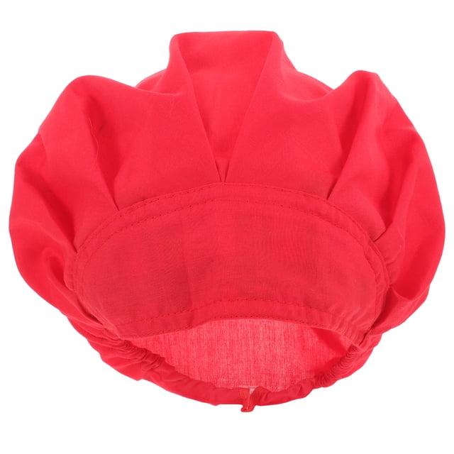 Miangastore Chef Hat Breathable Chef Hat Cotton Chef Hat Women Service Hat Restaurant Cook Hat