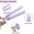 thumbnail image 6 of Topboutique 8Pcs Hair Root Fluffy Clips Volumizing Hair Root Clips Hair Styling,Self Grip Hair Curler Rollers, DIY Tool Rollers for Women Girls Hair(Pink,Blue,Purple,Black), 6 of 8
