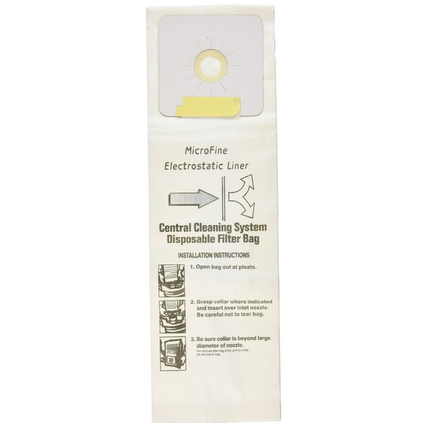 Nutone Central Vacuum Bags 3 Pack