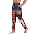 thumbnail image 3 of Kdxio Cultural Silhouette Journey Pattern Joggers,Sweatpants for Men with Pockets-Medium, 3 of 5