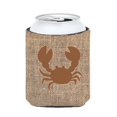 thumbnail image 1 of Crab Burlap And Brown Can Or Bottle  Hugger, 1 of 1