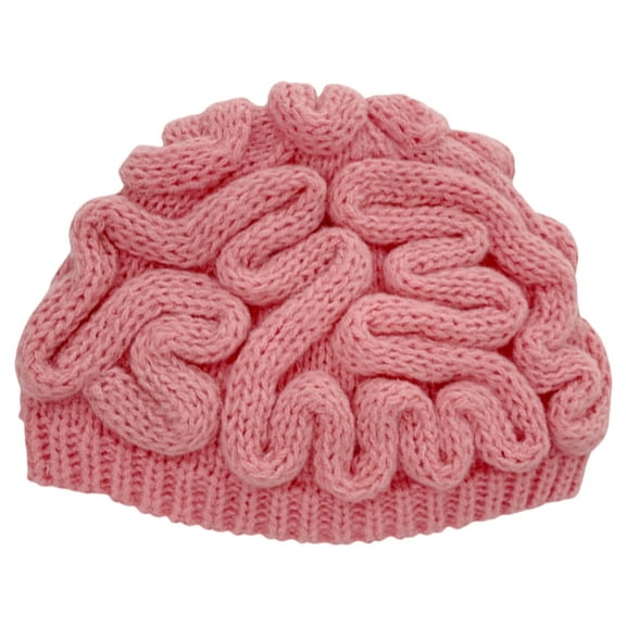 Yokua Spoof Brain Hat Windproof Beanies Hat Women Outdoor Walking Hiking Hat