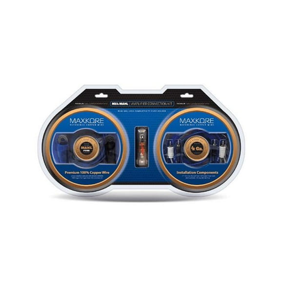 DB Drive Link MX4MANL Maxkore Kit d'Amplificateur en Cuivre Pur 4 Gauge