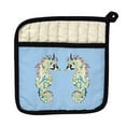 thumbnail image 1 of Betsy Drake PT388B Betsys Seahorses Light Blue Pot Holder, 1 of 1