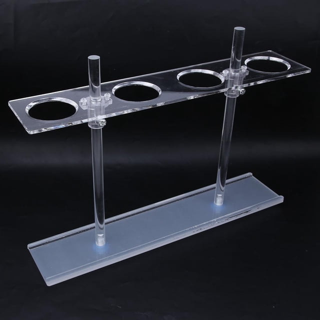 Spptty Plexiglass Funnel Support 4 Holes Laboratory Accessory Adjustable Height Funnel Holder,Funnel Holder,Funnel Rack
