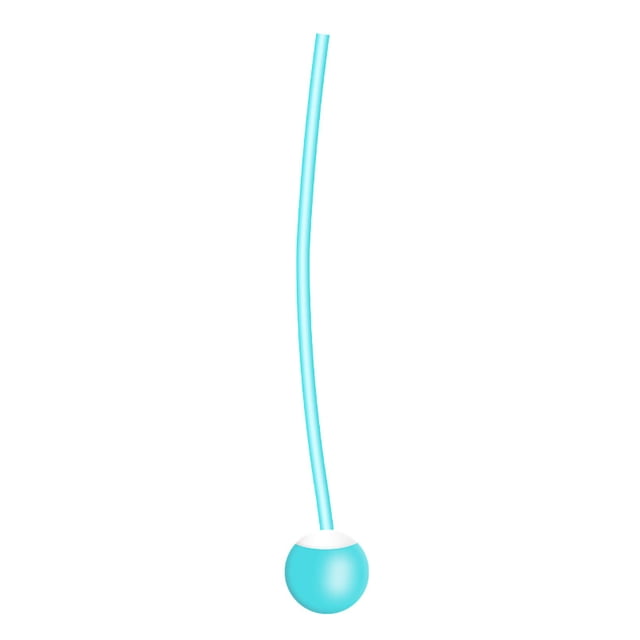 Pelota de PVC para ejercicios de fitness sin cuerda, accesorio para cuerda de saltar inalámbrica con peso, color verde