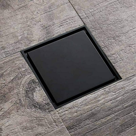 Floor Drain Black Shower Drain Black Drain Bathroom Drain Square Drain Square Tile Drain Removable Strainer Tile